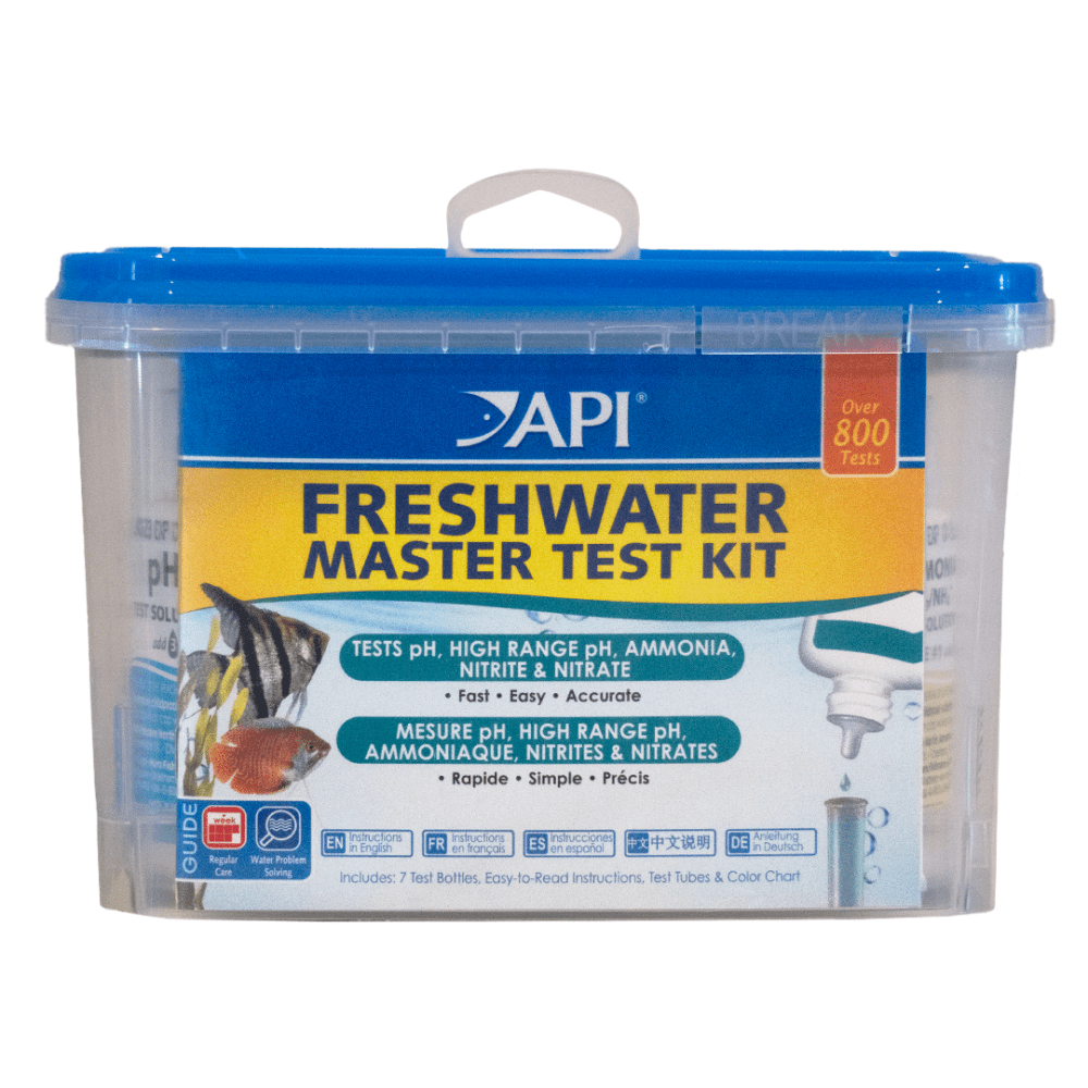 Kit master liquido API per acqua dolce per il test dell'acqua d'acquario con quattro reagenti