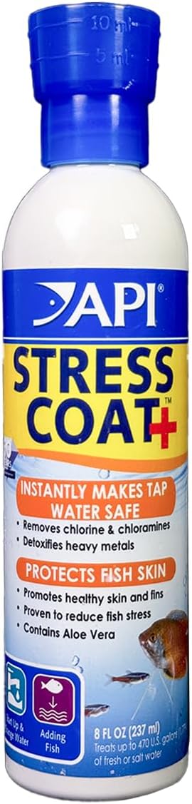 Biocondizionatore per acquario API Stress Coat da 237 mL con aloe vera