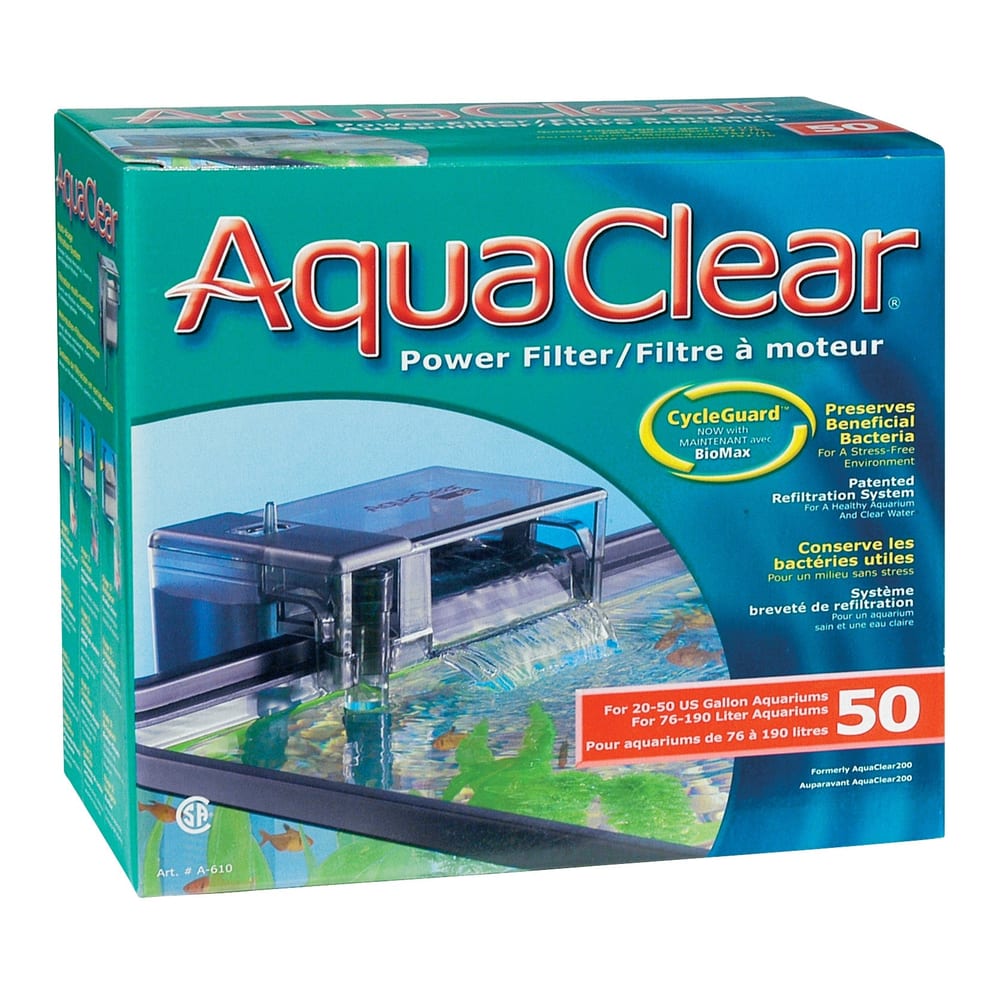 Filtro a zaino AquaClear 50 per acquari fino a 190 litri