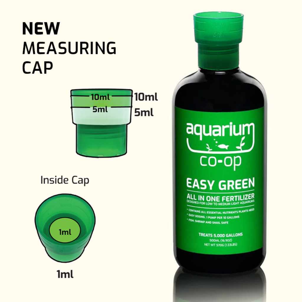 Bottiglia a pompetta di fertilizzante liquido per piante all-in-one Aquarium Co-Op Easy Green
