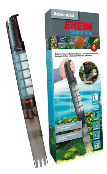 Aspiratore per fondo e sifone a batteria per acquario Eheim Quick Vac Pro