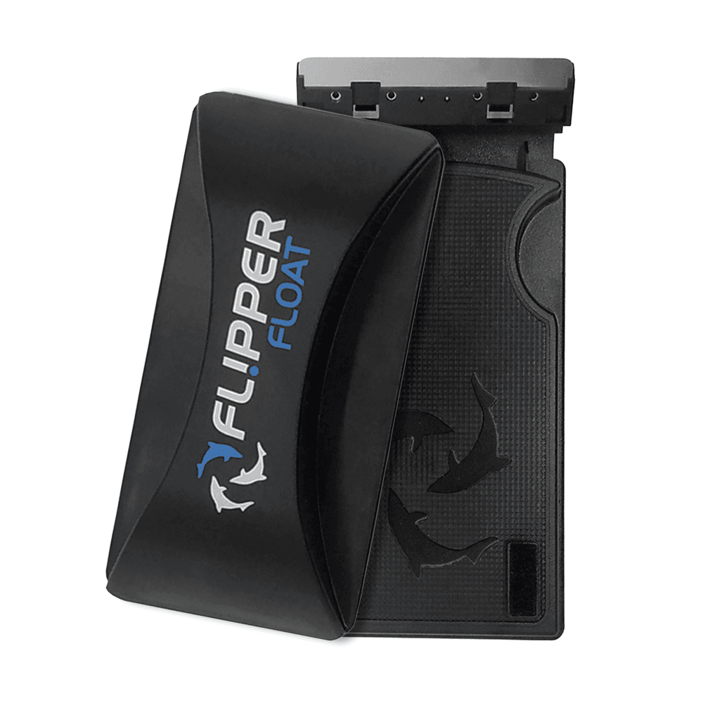 Pulitore magnetico e raschietto per alghe da acquario Flipper Standard 2-in-1 con lama in acciaio