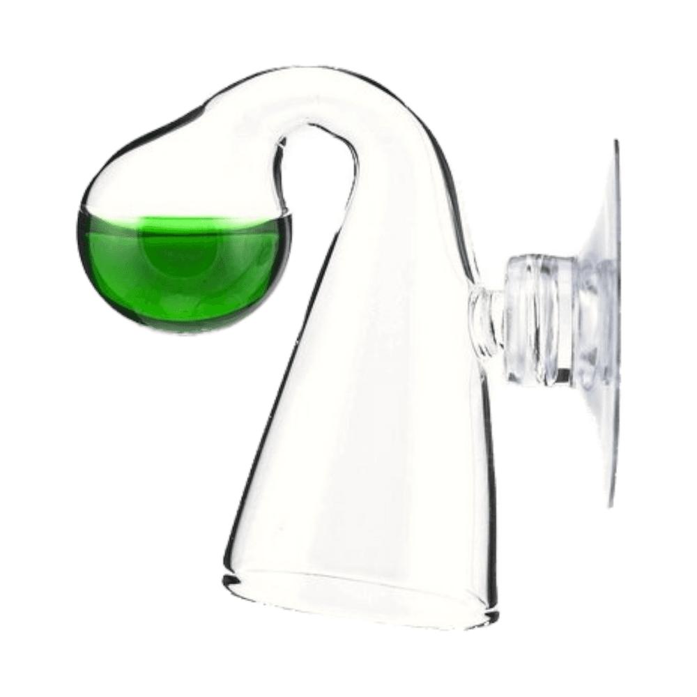 Drop checker CO2 in vetro NilocG con soluzione indicatrice e ventosa per acquari