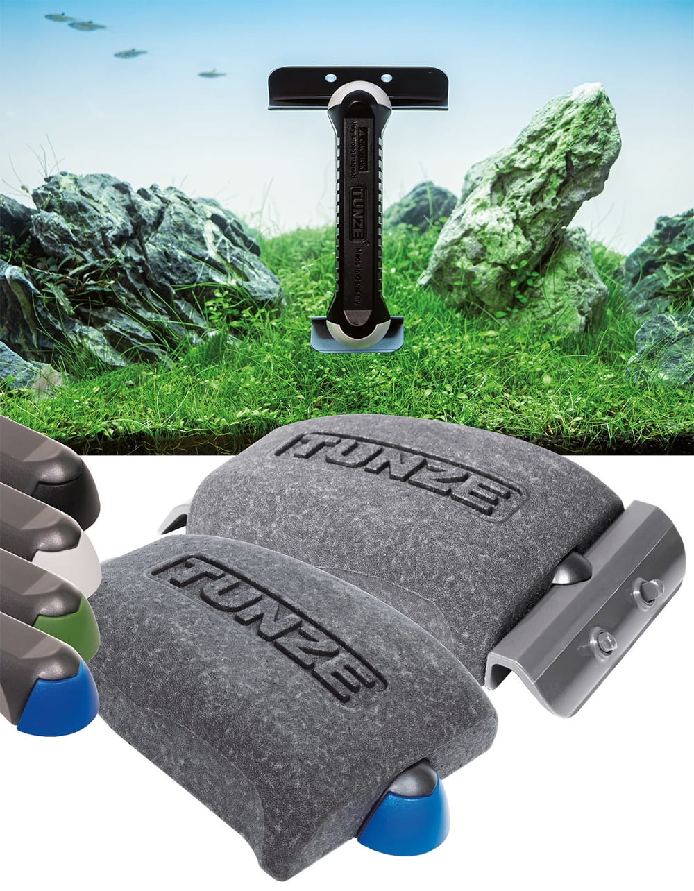 Magnete pulisci-vetro galleggiante per acquario Tunze Care Magnet Strong